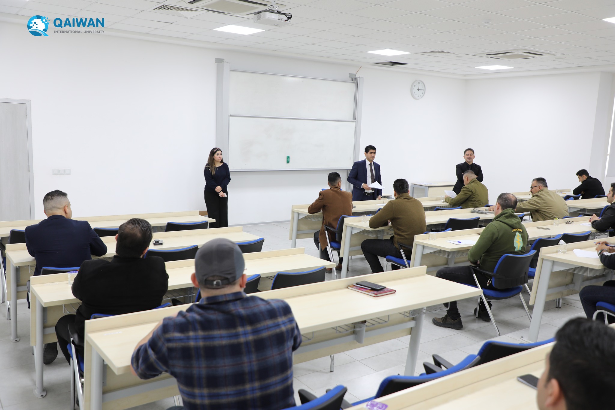 Officers and employees of the Sulaimani Police Directorate took an examination in a training course on Investigation of Cyber Crimes